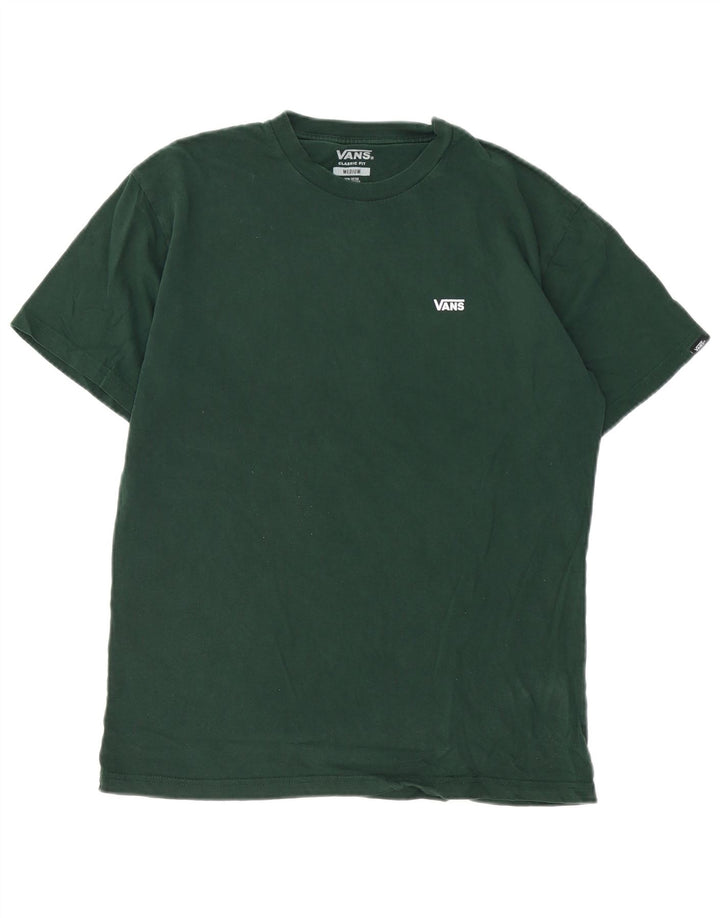Camiseta Vans Masculina Classic Fit Top Médio Algodão Verde