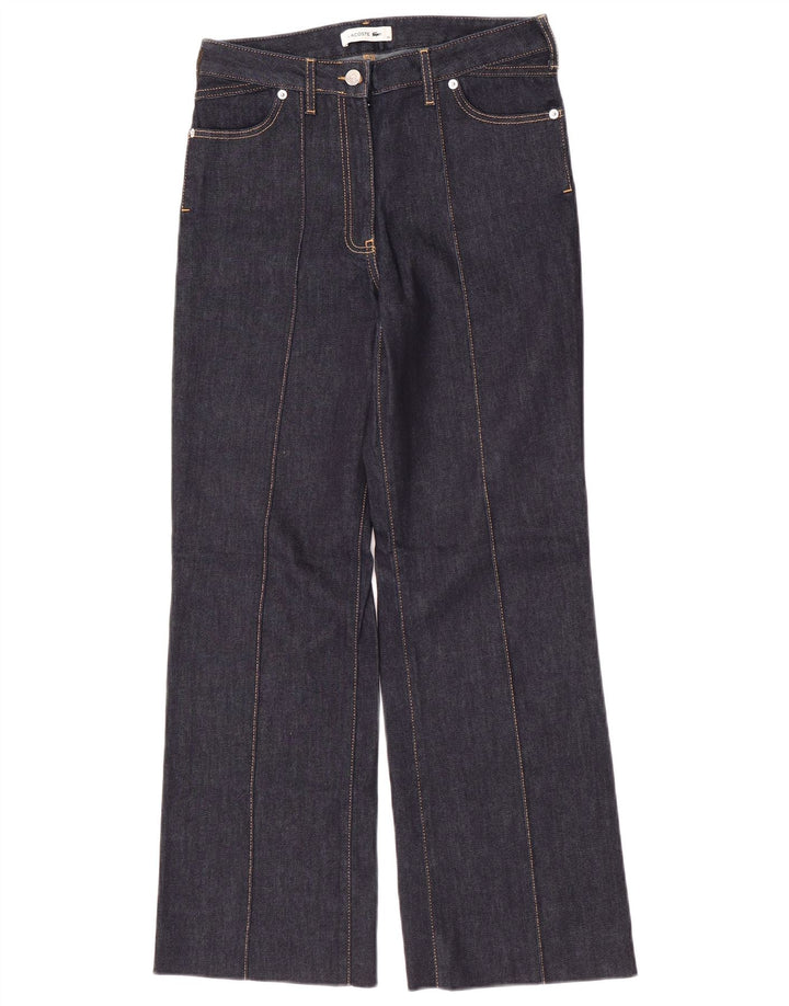Calça Jeans Bootcut Feminina Lacoste Tamanho 36 Pequeno W28 L29 Azul Marinho Algodão