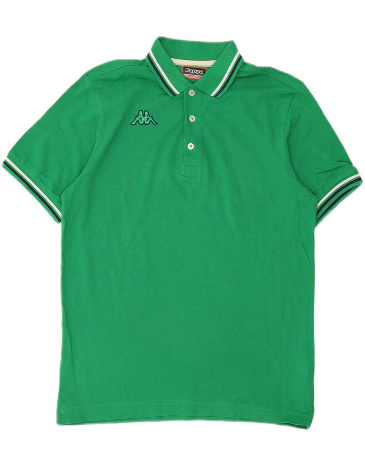 Camisa polo masculina KAPPA algodão verde médio