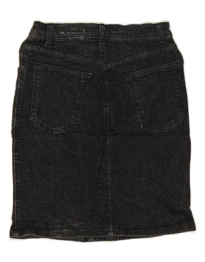 VAGABOND Womens Denim Skirt W28 Medium Black Cotton Vintage Vagabond and Second-Hand Vagabond from Messina Hembry 