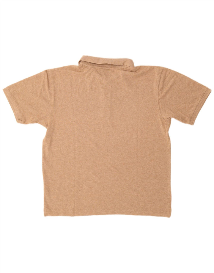 Camisa polo masculina Champion grande algodão bege