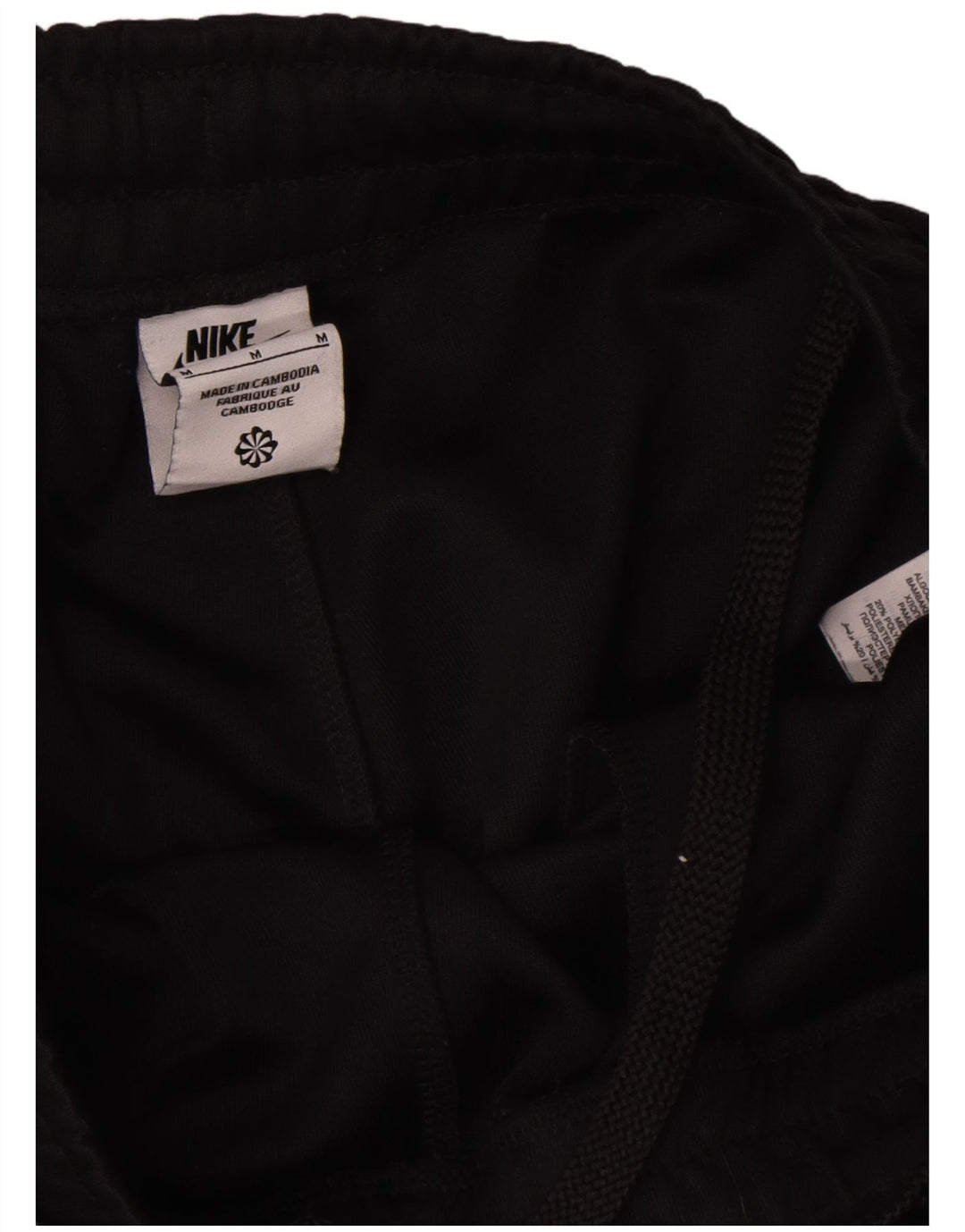 Nike masculino gráfico cargo calças de treino joggers médio preto algodão