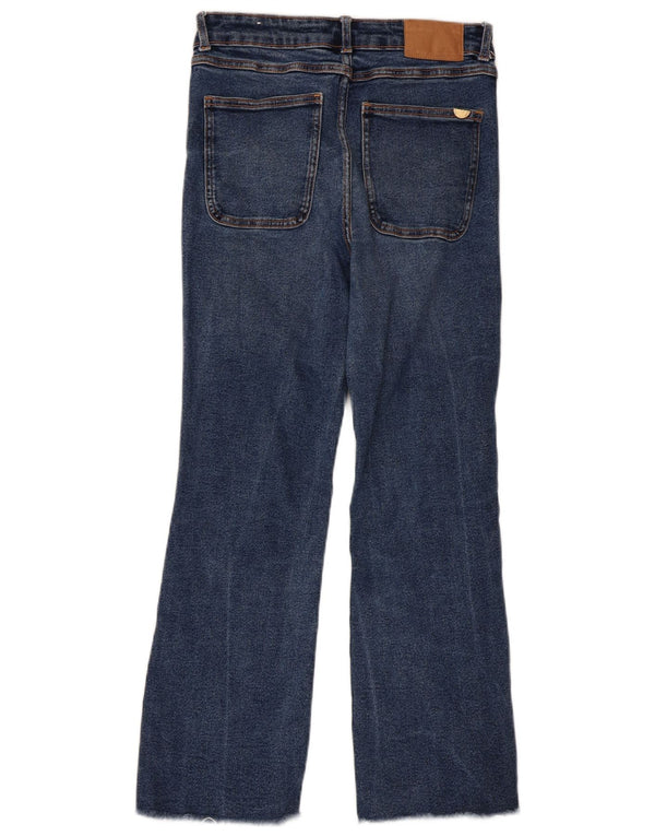 Calça jeans reta feminina Zara EU 36 XS W26 L25 azul algodão