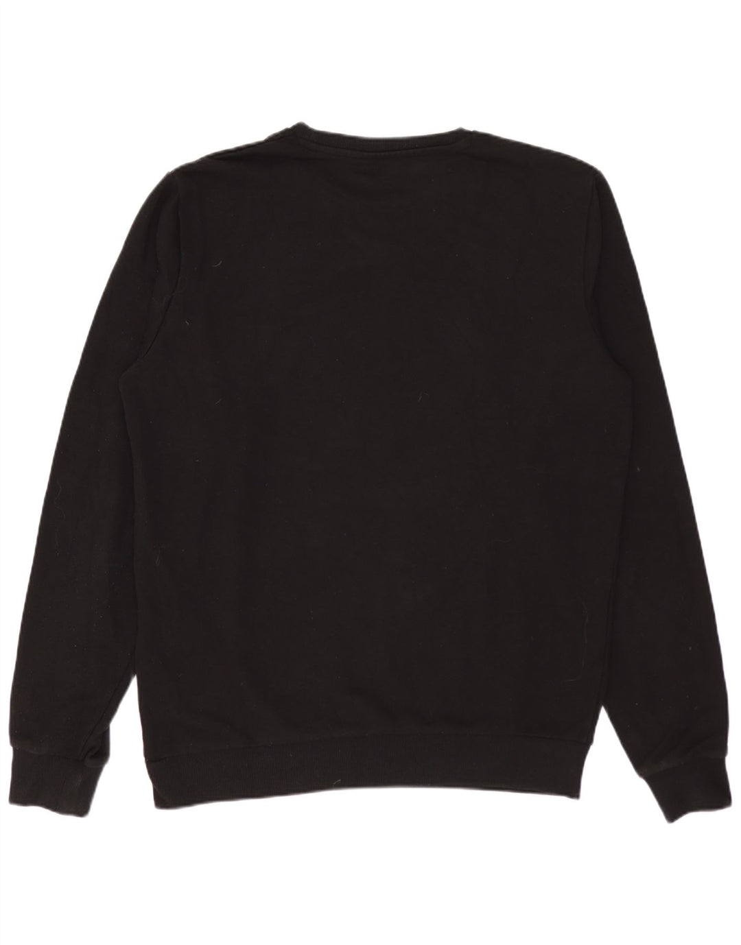 Kappa moletom masculino jumper médio algodão preto