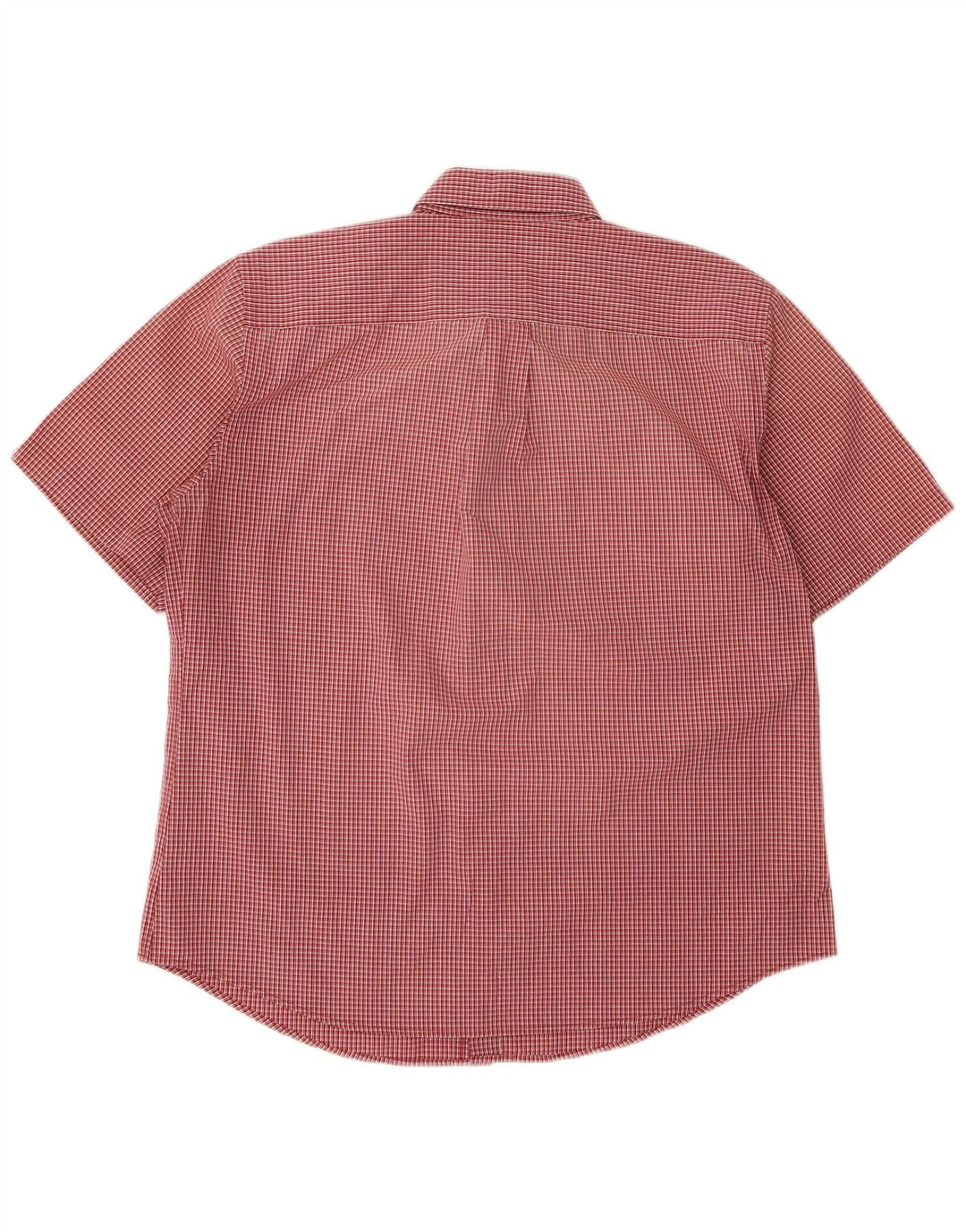 Camisa masculina Dockers de manga curta e ajuste regular tamanho 16 1/2 grande algodão vermelho