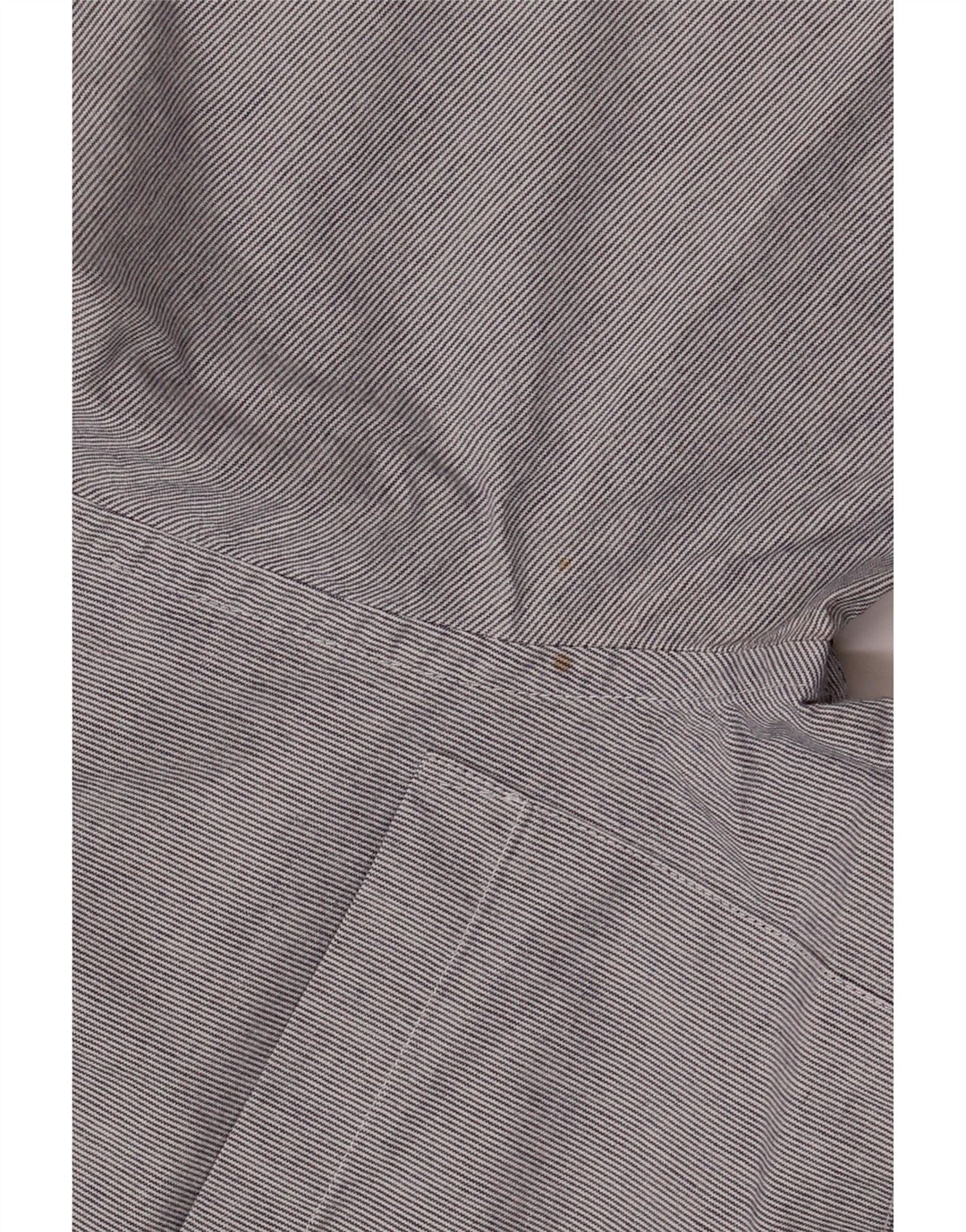 Camisa masculina JAEGER XS azul marinho listrado algodão