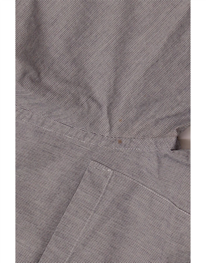 Camisa masculina JAEGER XS azul marinho listrado algodão