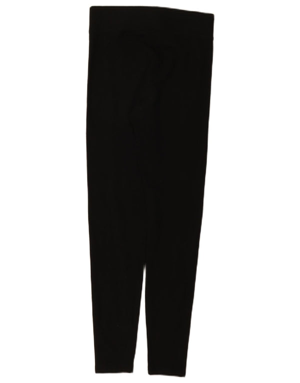 Leggings femininos Marks & Spencer UK 8 poliéster preto pequeno