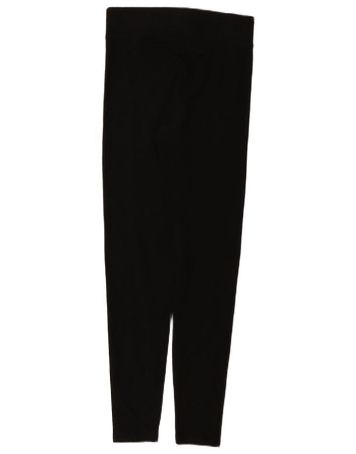 Leggings femininos Marks & Spencer UK 8 poliéster preto pequeno