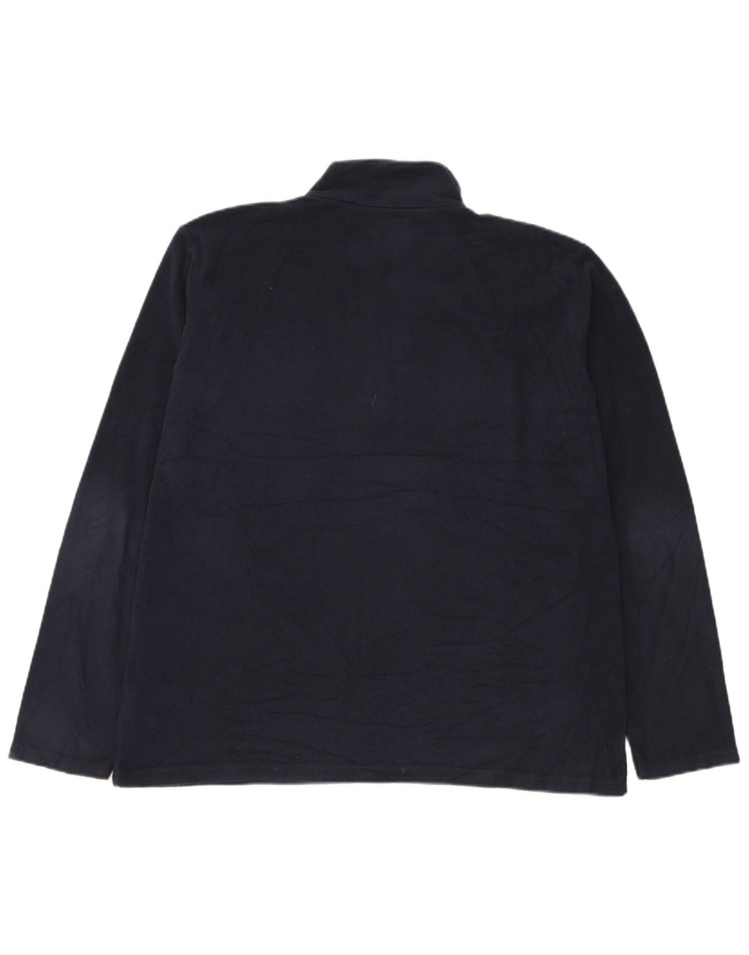 Mountain Warehouse Mens Zip Neck Fleece Jumper Grande Poliéster Azul Marinho