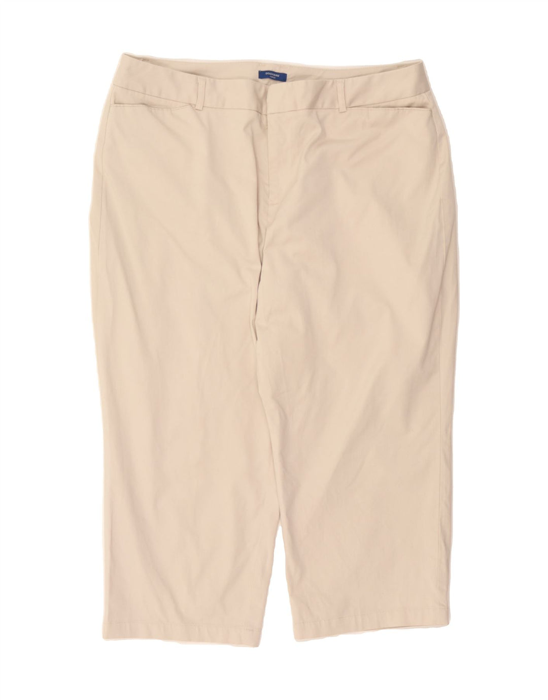 DOCKERS Womens Straight Capri Trousers US 18 2XL W38 L22 Beige Classic Vintage Dockers and Second-Hand Dockers from Messina Hembry 