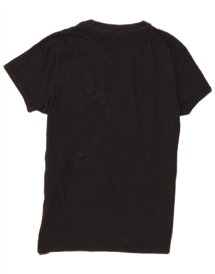 Camiseta feminina Levi's Top UK 10 pequena algodão preto