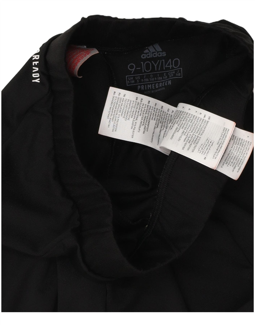 Leggings ADIDAS Aeroready Graphic para menina 9-10 anos preto poliéster