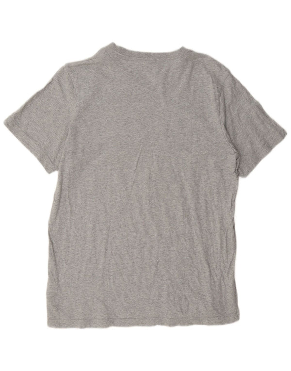 Camiseta Adidas Masculina Graphic Top Grande Algodão Cinza