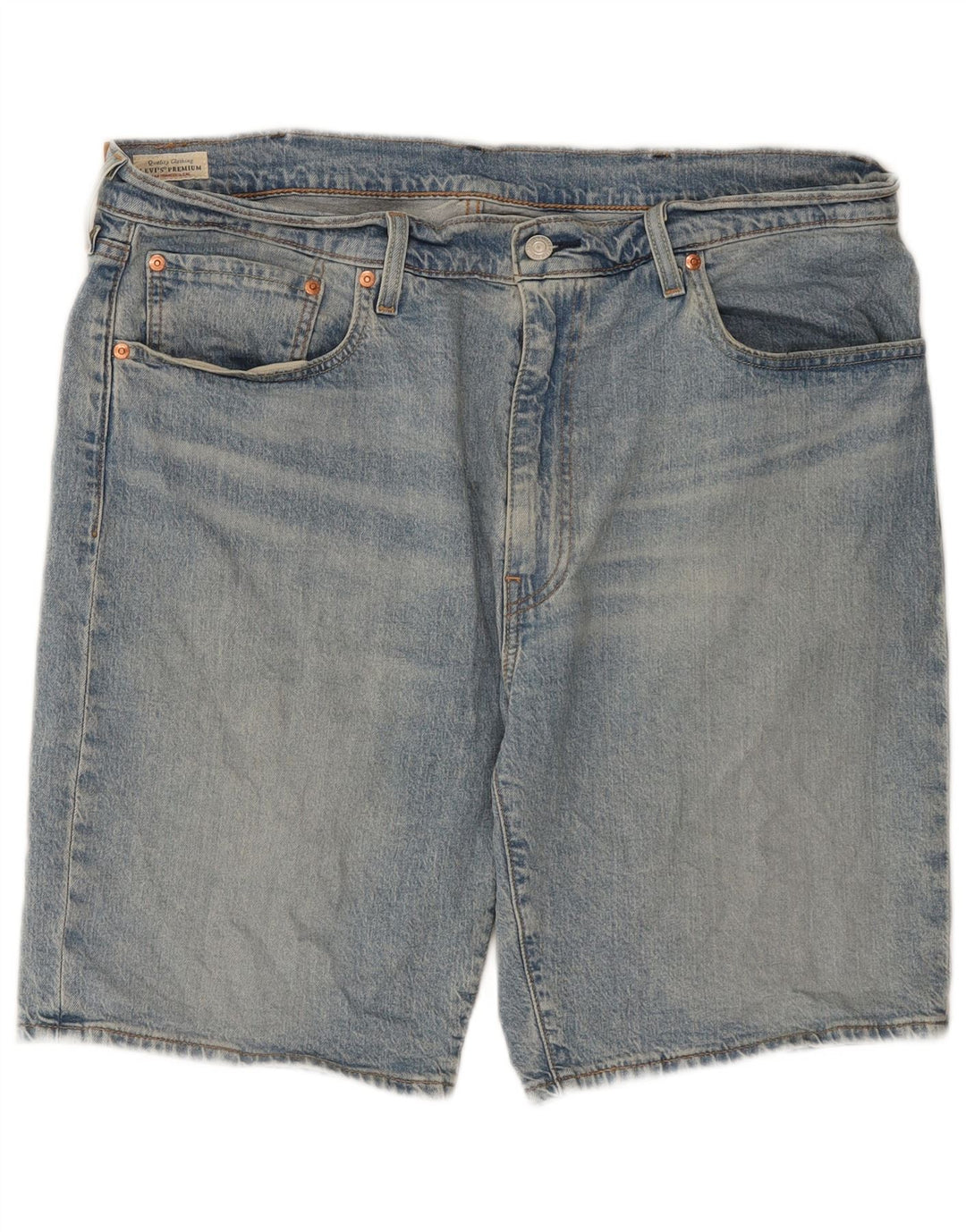 Shorts jeans feminino LEVI'S 405 W38 XL azul algodão