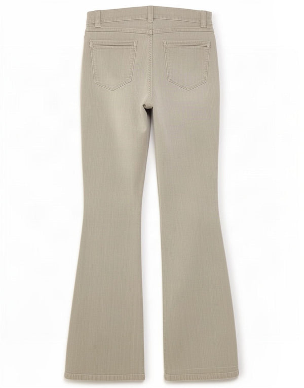 Marks & Spencer Feminino Per Una Bootcut Jeans Reino Unido 12 Médio W28 L32 Cinza