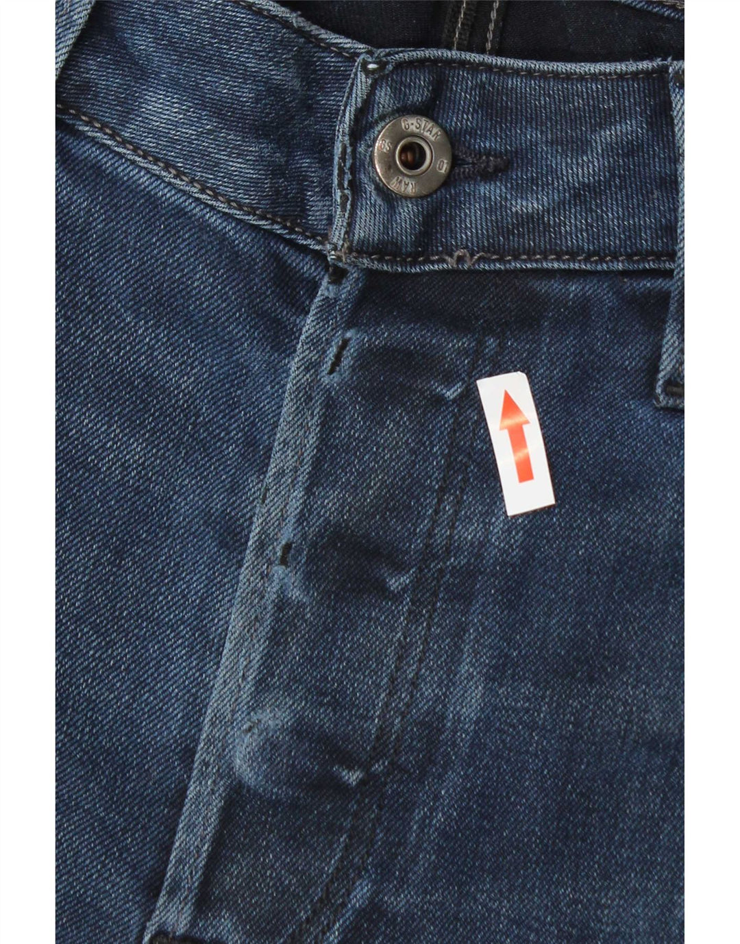 G-Star Raw Masculino 3301 Slim Jeans W32 L34 Azul Algodão