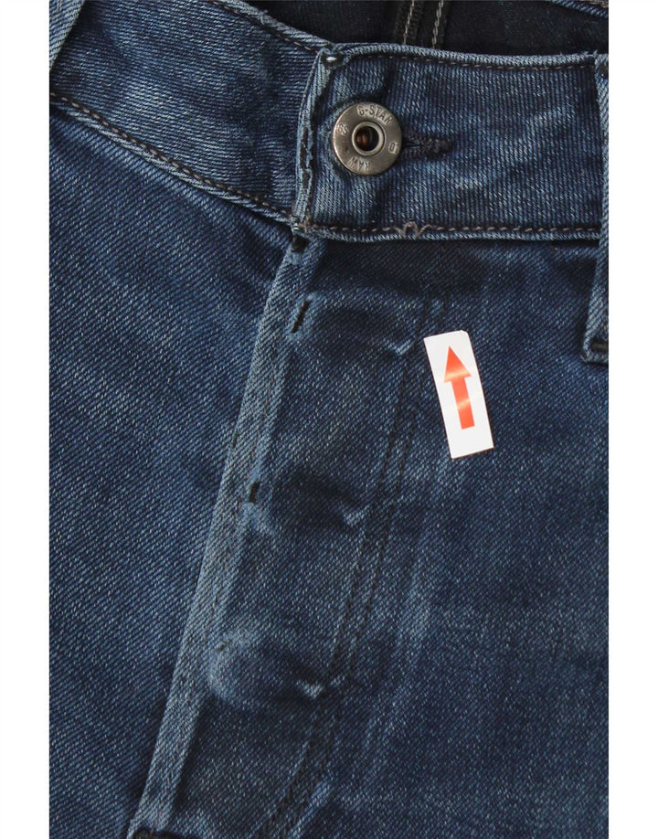 G-Star Raw Masculino 3301 Slim Jeans W32 L34 Azul Algodão