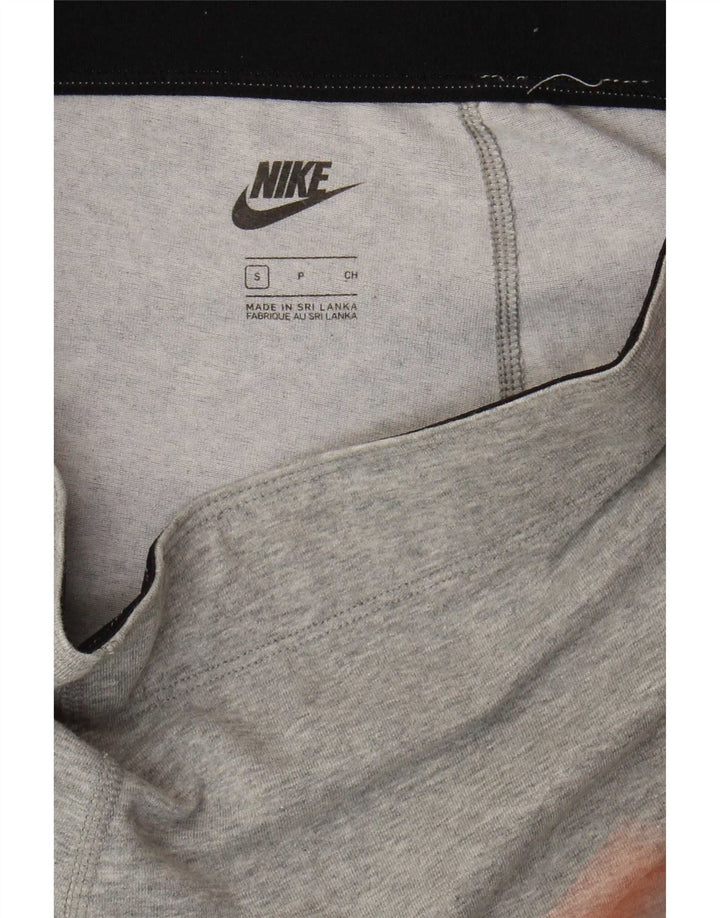 Leggings Nike Graphic Femininas UK 8 Pequenas Cinza