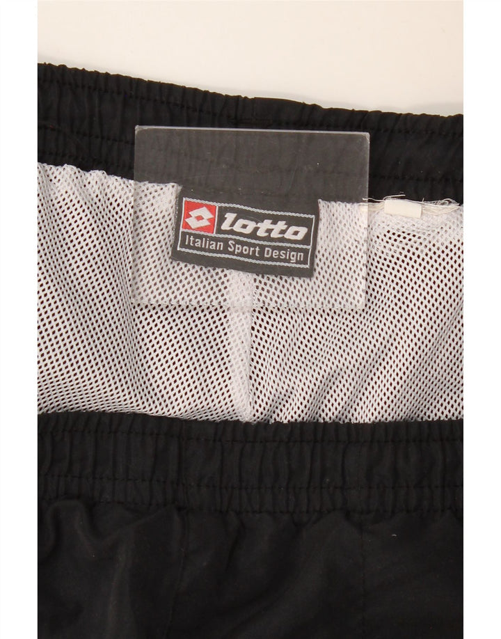 Calça de treino masculina Lotto grande bloco colorido preto