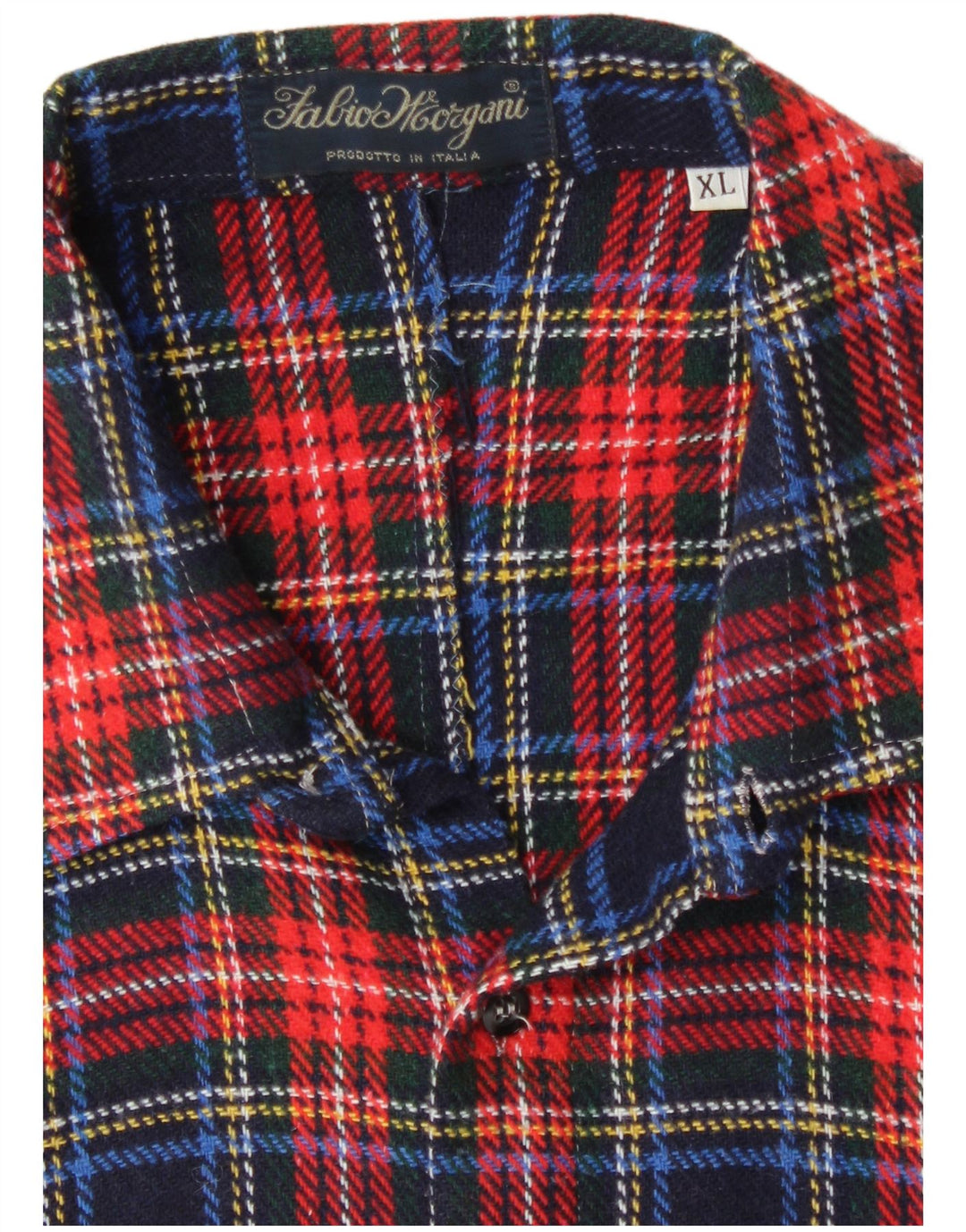 Camiseta masculina vintage xadrez XL xadrez vermelha