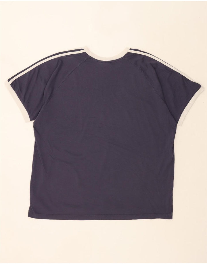 Camiseta masculina ADIDAS Top 2XL algodão azul marinho