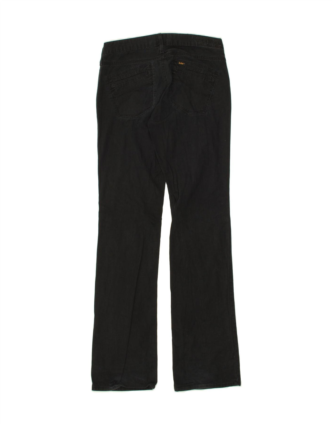 LEE Womens Coral Bootcut Casual Trousers W27 L33 Black Cotton Vintage Lee and Second-Hand Lee from Messina Hembry 