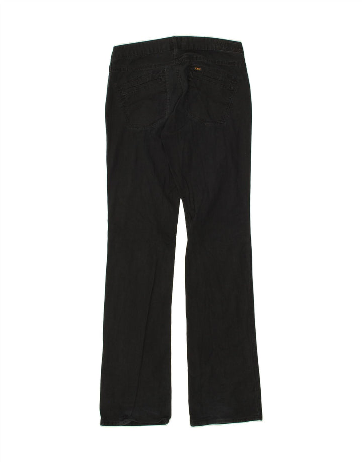LEE Womens Coral Bootcut Casual Trousers W27 L33 Black Cotton Vintage Lee and Second-Hand Lee from Messina Hembry 