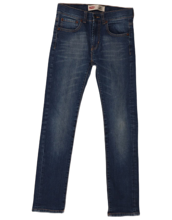 Levi's Girls 510 Skinny Jeans 11-12 Anos W26 L27 Azul Algodão
