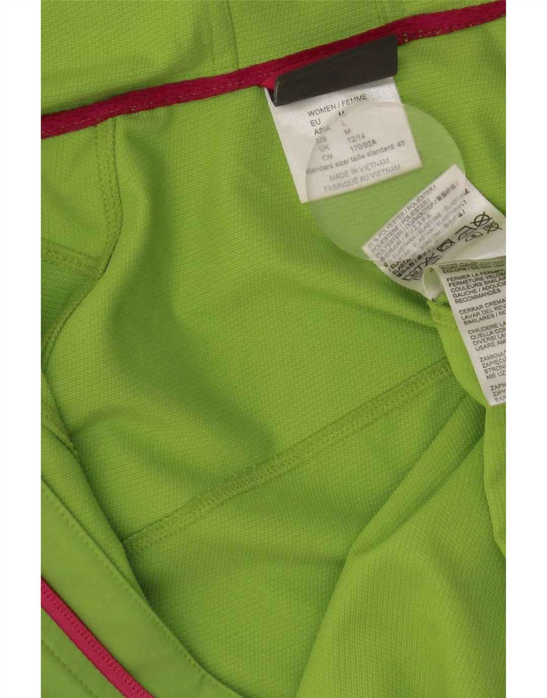 Jaqueta feminina Jack Wolfskin com capuz e moletom Reino Unido 12/14 verde médio
