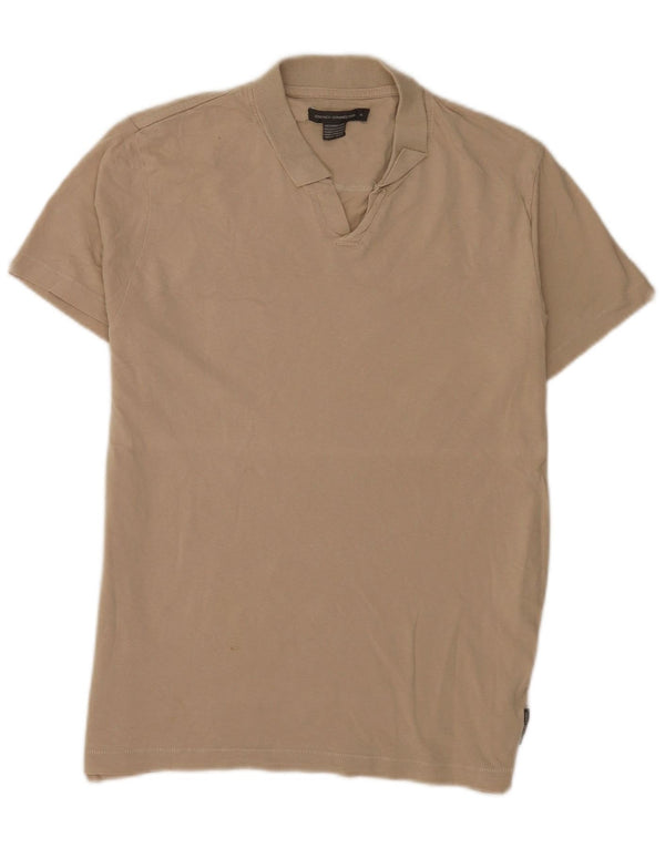 Camisa polo masculina French Connection XL algodão bege
