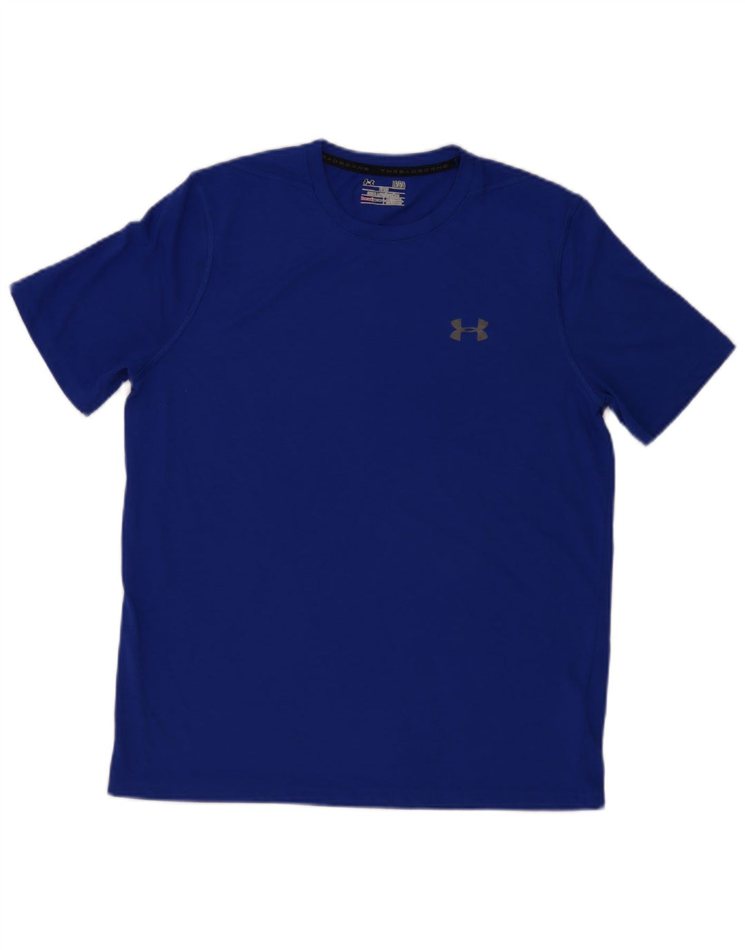 Camiseta masculina Under Armour Heat Gear grande poliéster azul