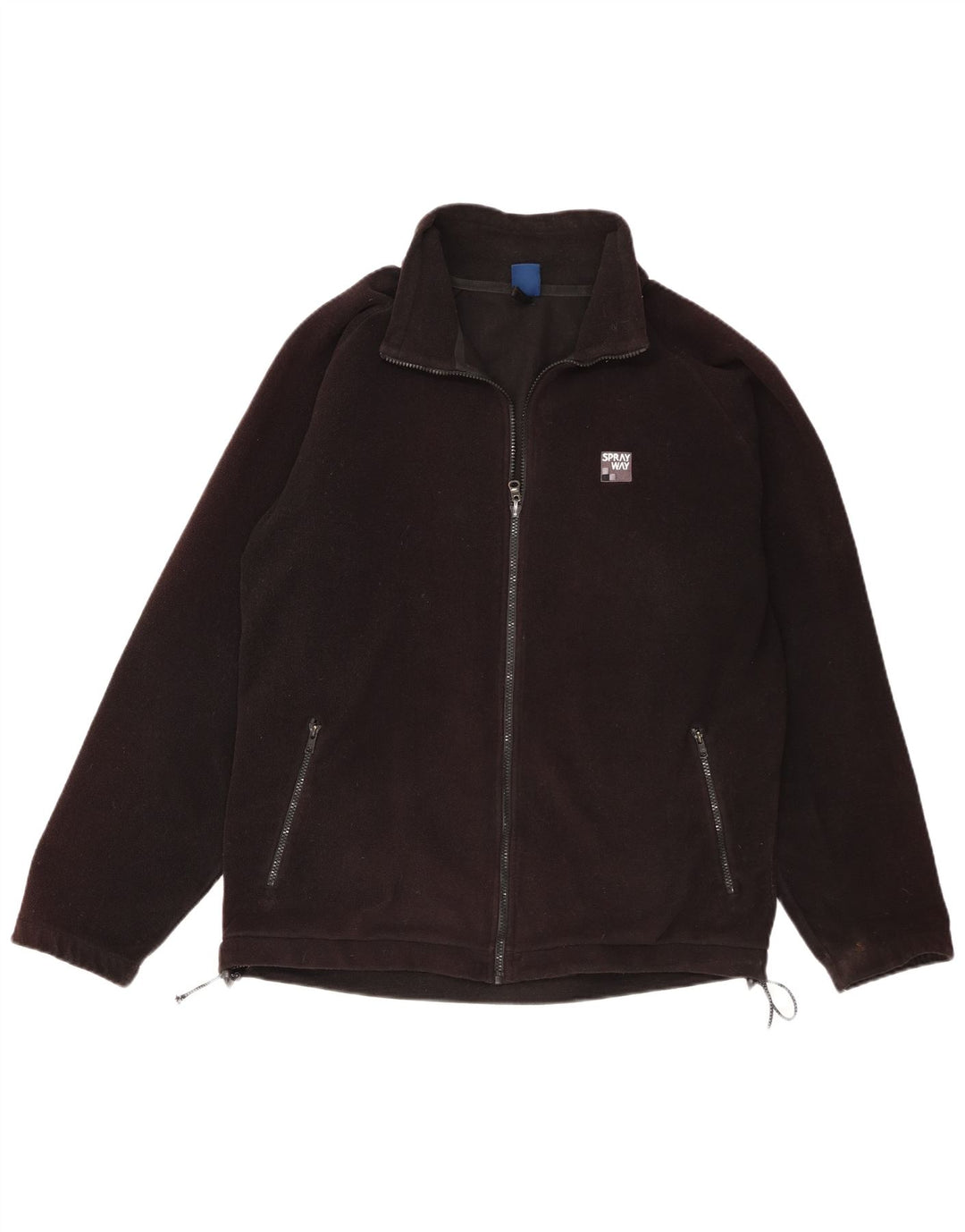 Jaqueta de lã masculina Sprayway UK 40 grande poliéster preto
