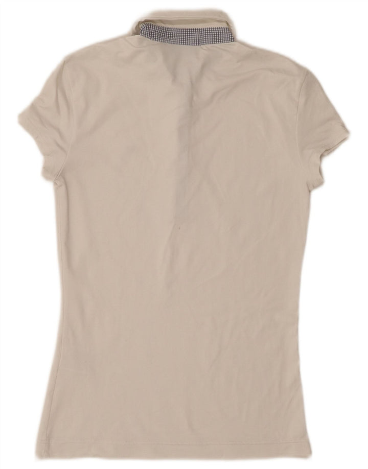 Camisa polo feminina Chervo IT 42 poliamida branca média