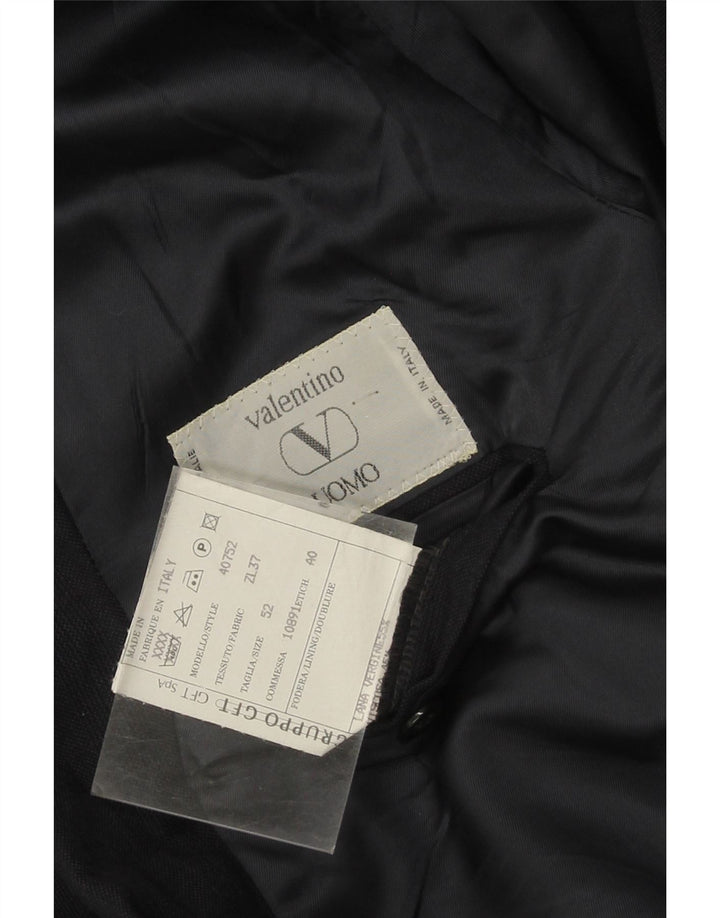 Jaqueta Blazer masculina Valentino com 2 botões IT 52 XL azul marinho lã virgem