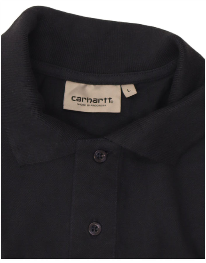 Camisa polo masculina Carhartt grande azul marinho
