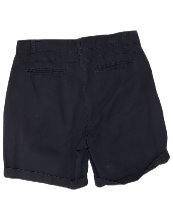 Shorts casuais femininos Mountain Warehouse UK 10 pequeno W32 azul marinho algodão