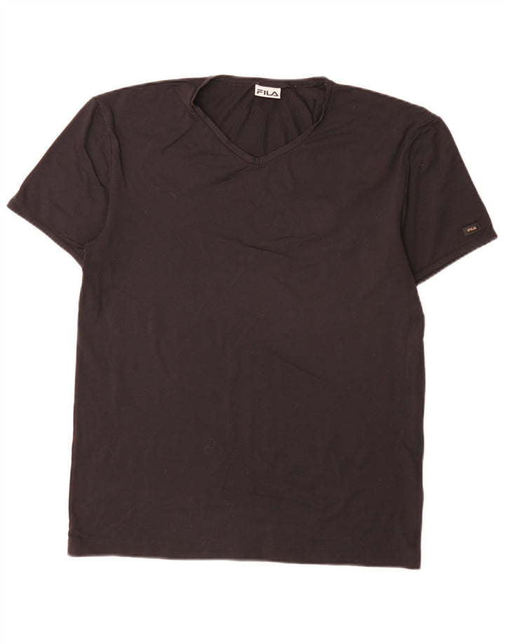 Camiseta masculina Fila Top médio preto