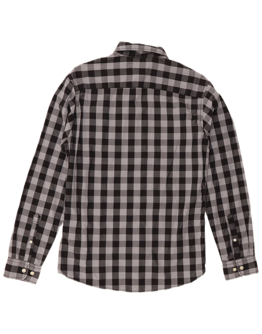 Camisa masculina Jack & Jones XS cinza algodão guingão