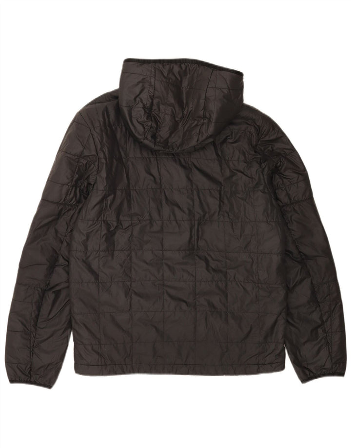Jaqueta corta-vento masculina Nike com capuz UK 36 pequena preta