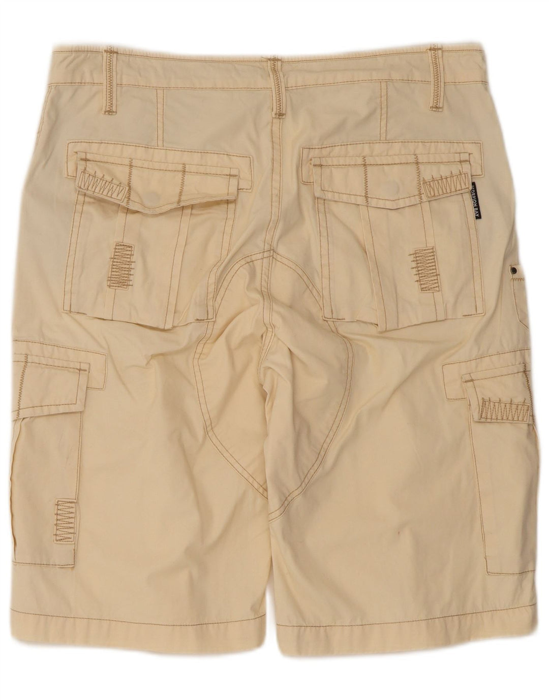 Shorts cargo masculino SCORPION BAY W33 algodão bege médio