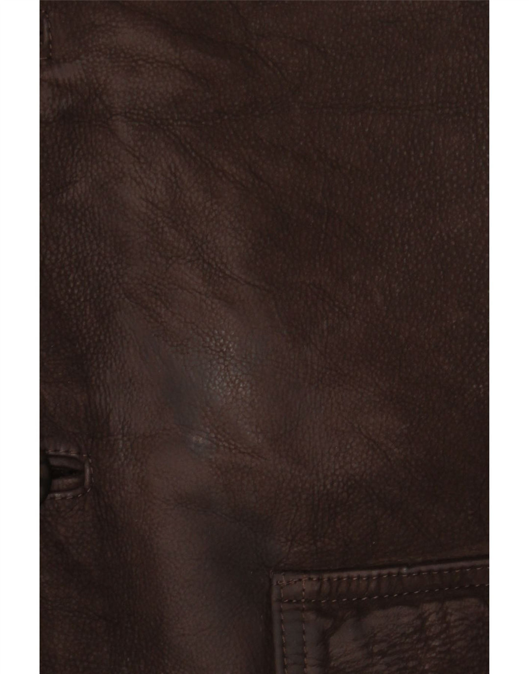 Jaqueta de couro masculina vintage IT 56 3XL couro marrom