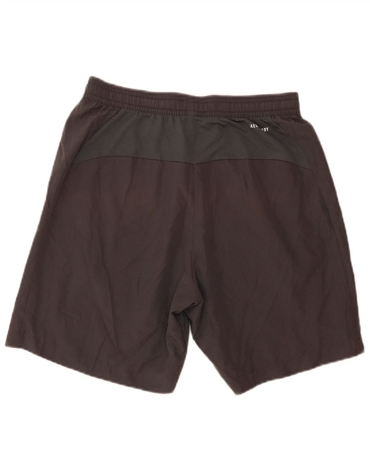 Adidas Mens Aeroready Sport Shorts Pequeno Poliéster Cinza