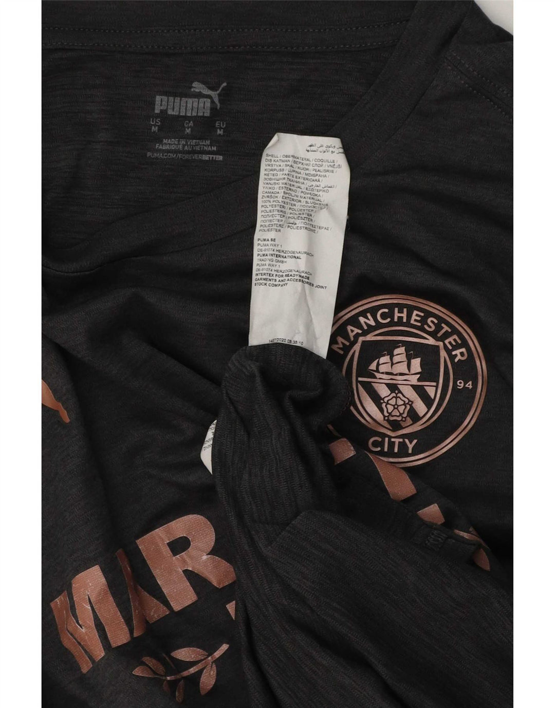 Puma Camiseta Masculina Graphic Top Cinza Médio Poliéster