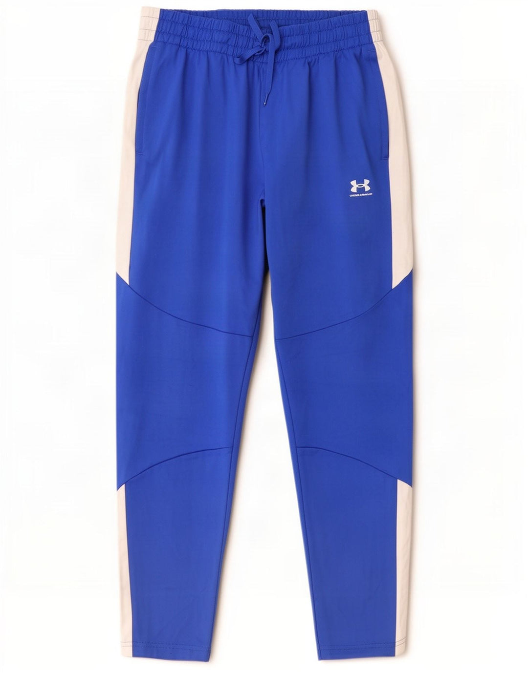Calça de treino masculina Under Armour grande bloco colorido azul