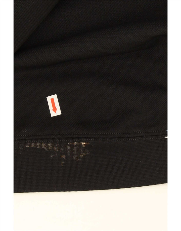 Sergio Tacchini moletom gráfico masculino Jumper XL preto colorblock