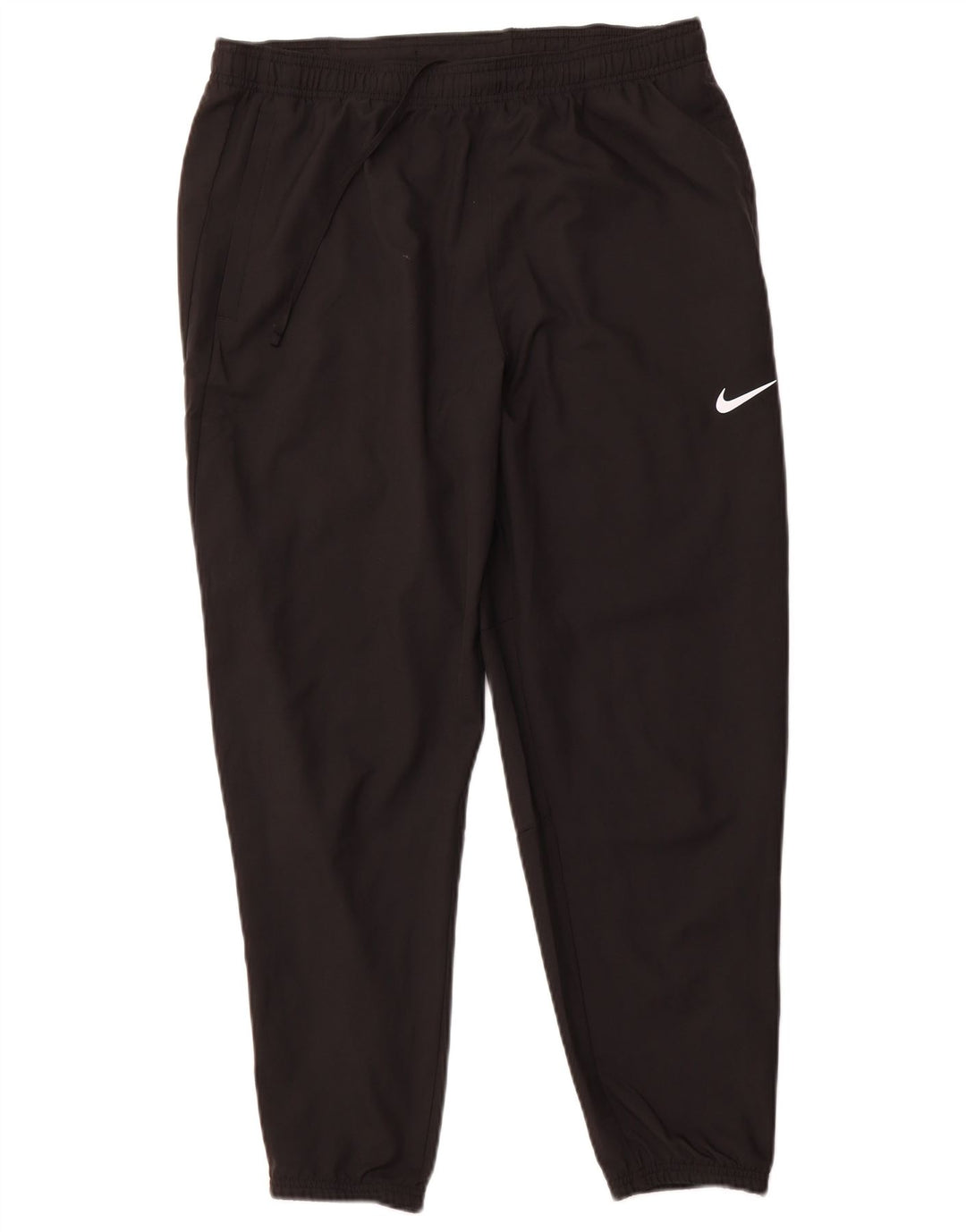 Calça de treino feminina NIKE Dri Fit Joggers UK 14 grande poliéster preto