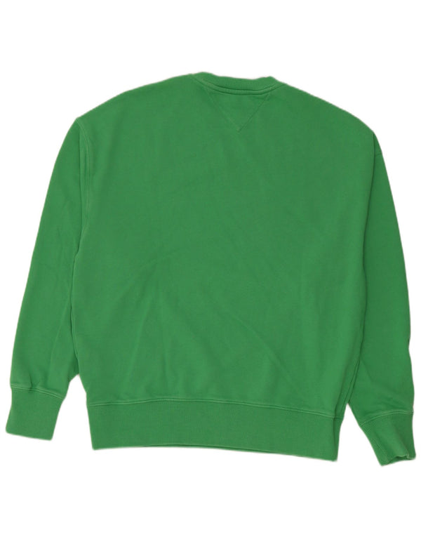 Tommy Hilfiger moletom masculino jumper pequeno algodão verde