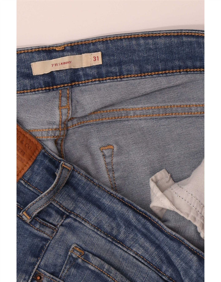 Calça Jeans Levis 711 Skinny W31 L31 Azul Lyocell