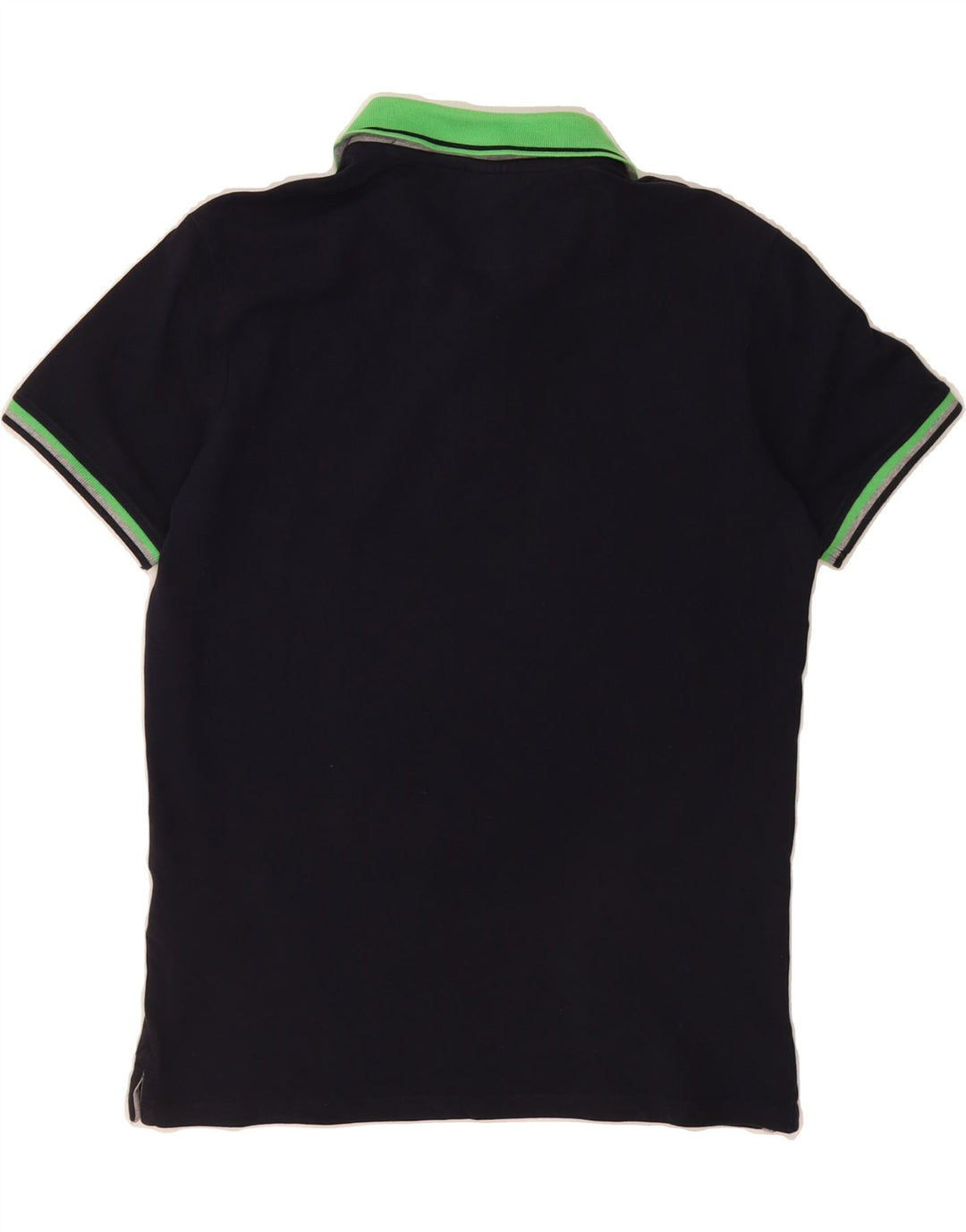 CHAMPION Mens Polo Shirt Medium Navy Blue Cotton Vintage Champion and Second-Hand Champion from Messina Hembry 